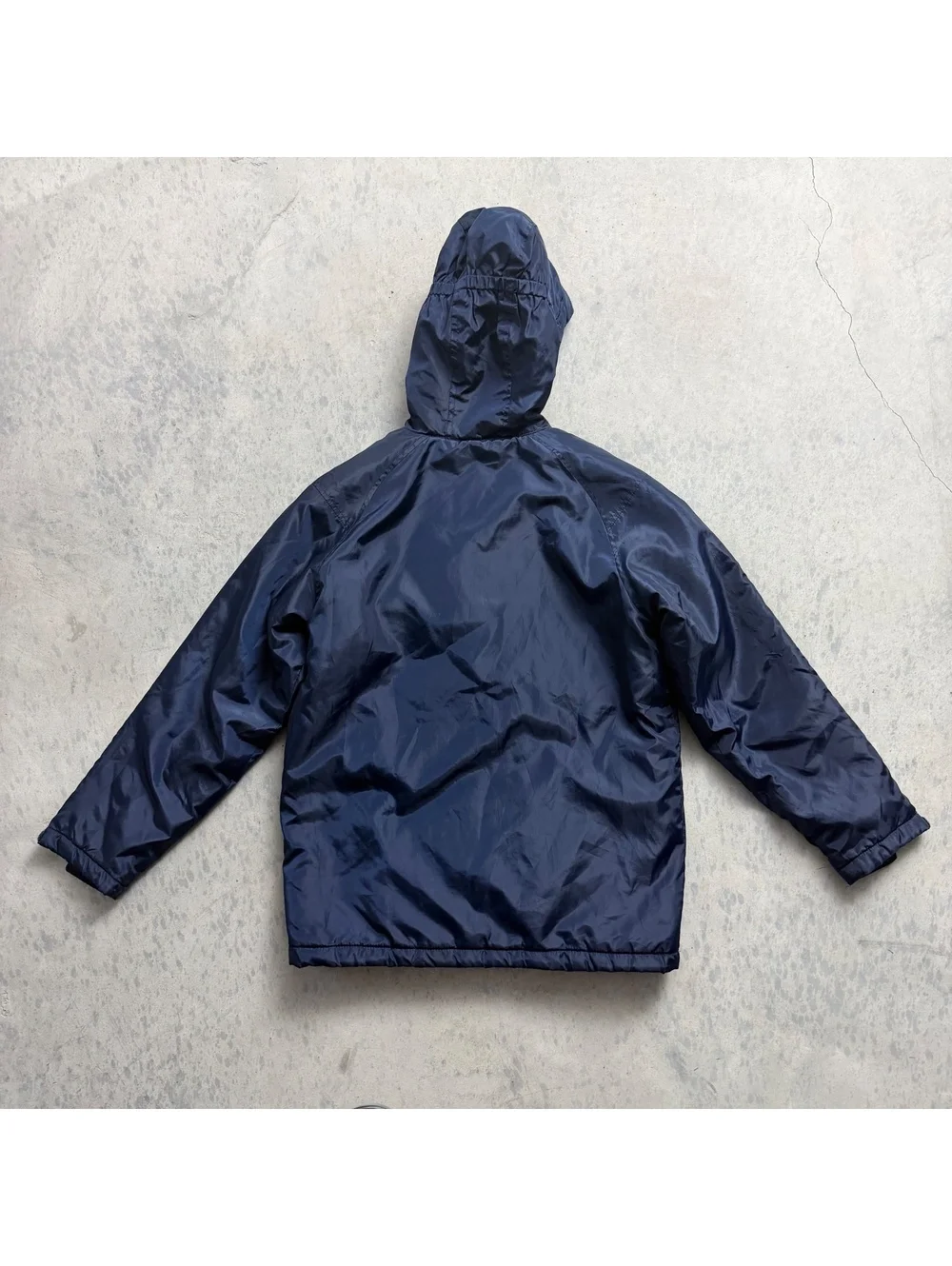 Nike Navy Orange Puffer Jacket Youth Large